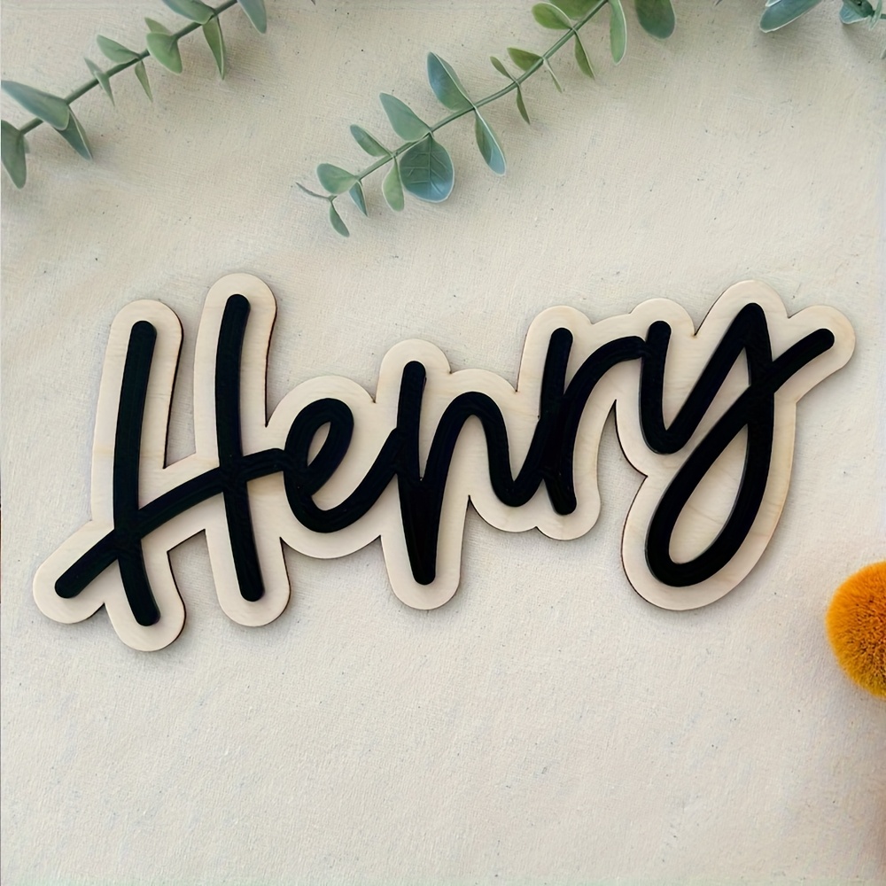 Halloween Party Supplies - Targa in Legno Personalizzata a Doppio