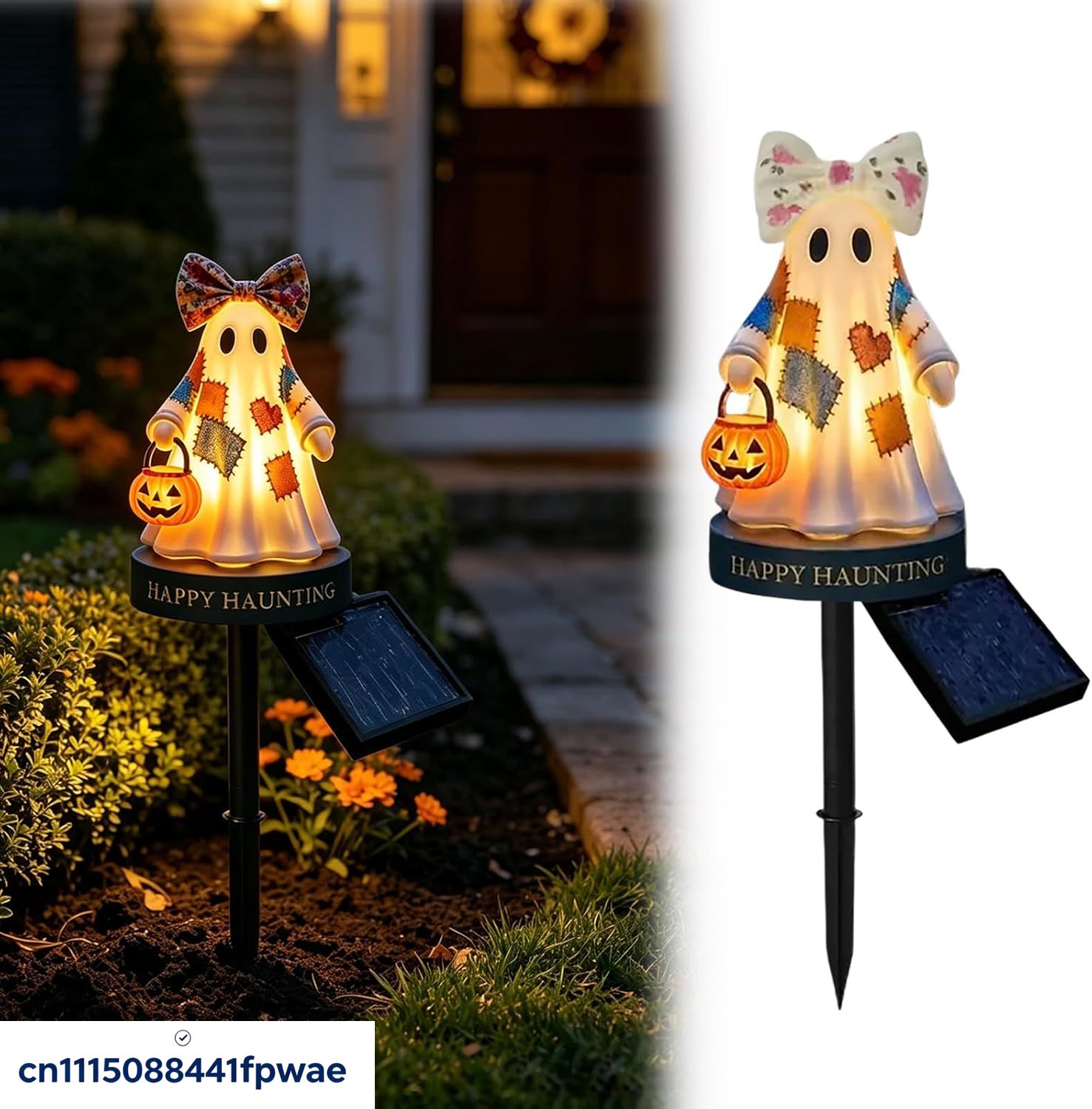 Halloween Pumpkin Decor Led - Decorazioni di Halloween a energia solare