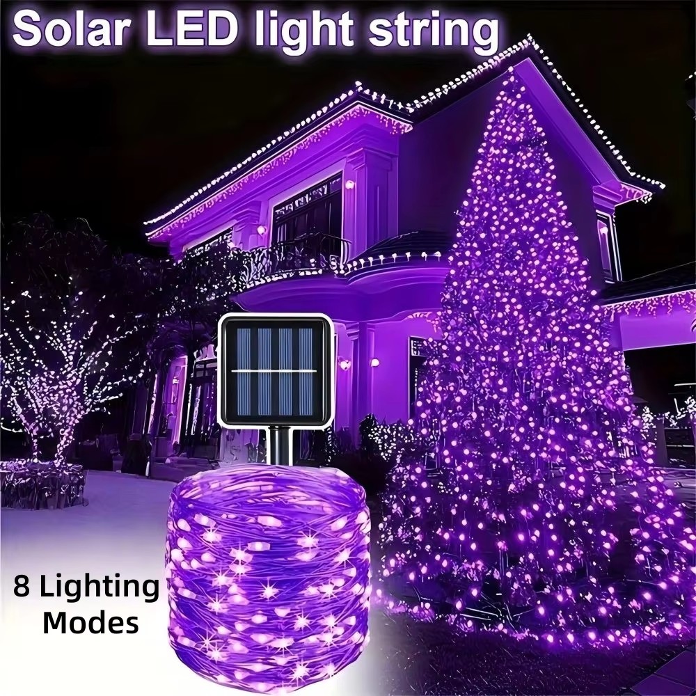 Halloween Led String Lights Orange - 1/2PC12M100LED Decorazione di Halloween, Stringa di