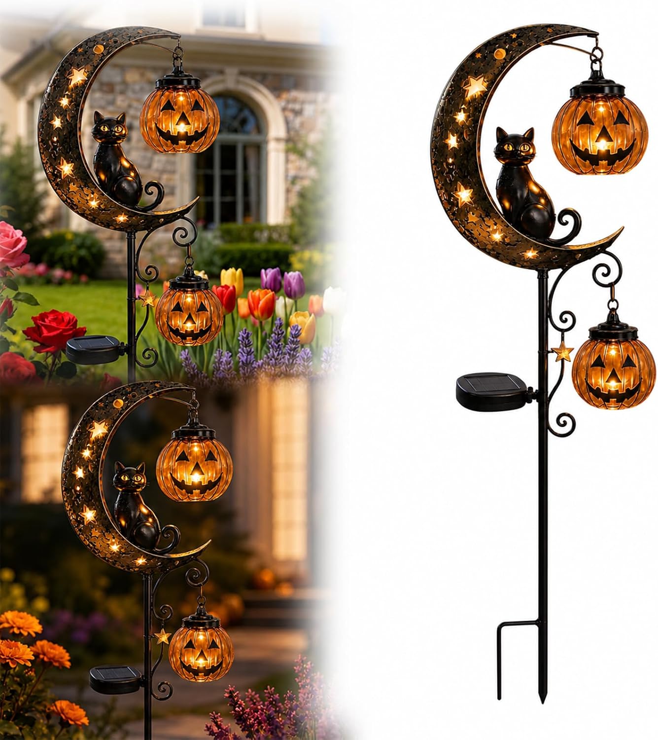 Halloween Pumpkin Decor Led - Nuova Lampada Solare a LED per