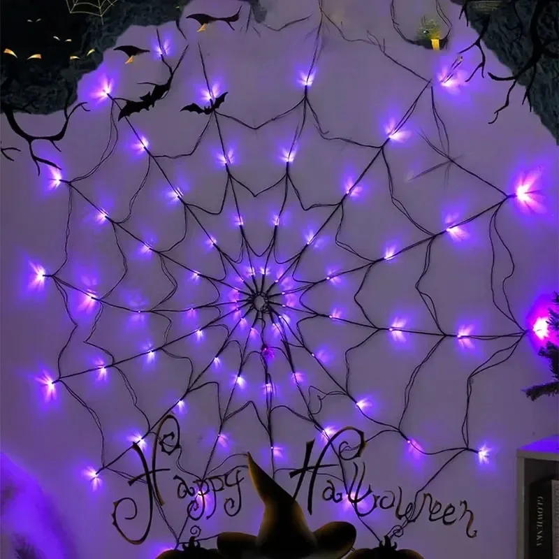 Luci a Rete a Forma di Ragnate - Spider Web Halloween Decoration recensione e prezzo