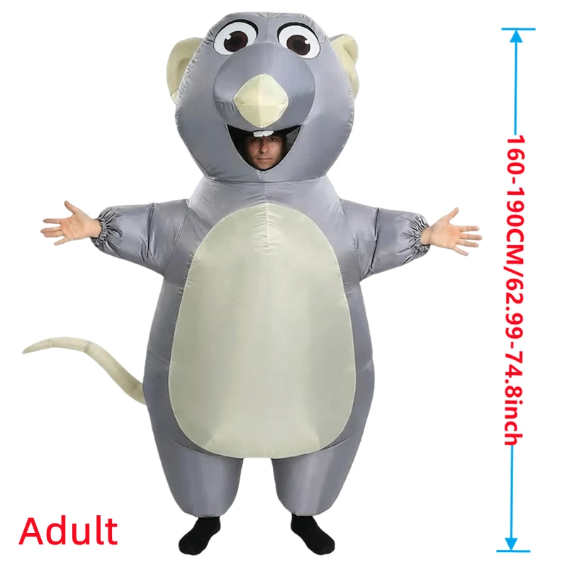Costume da topo grigio gonfiab - Halloween Costume Kids recensione e prezzo