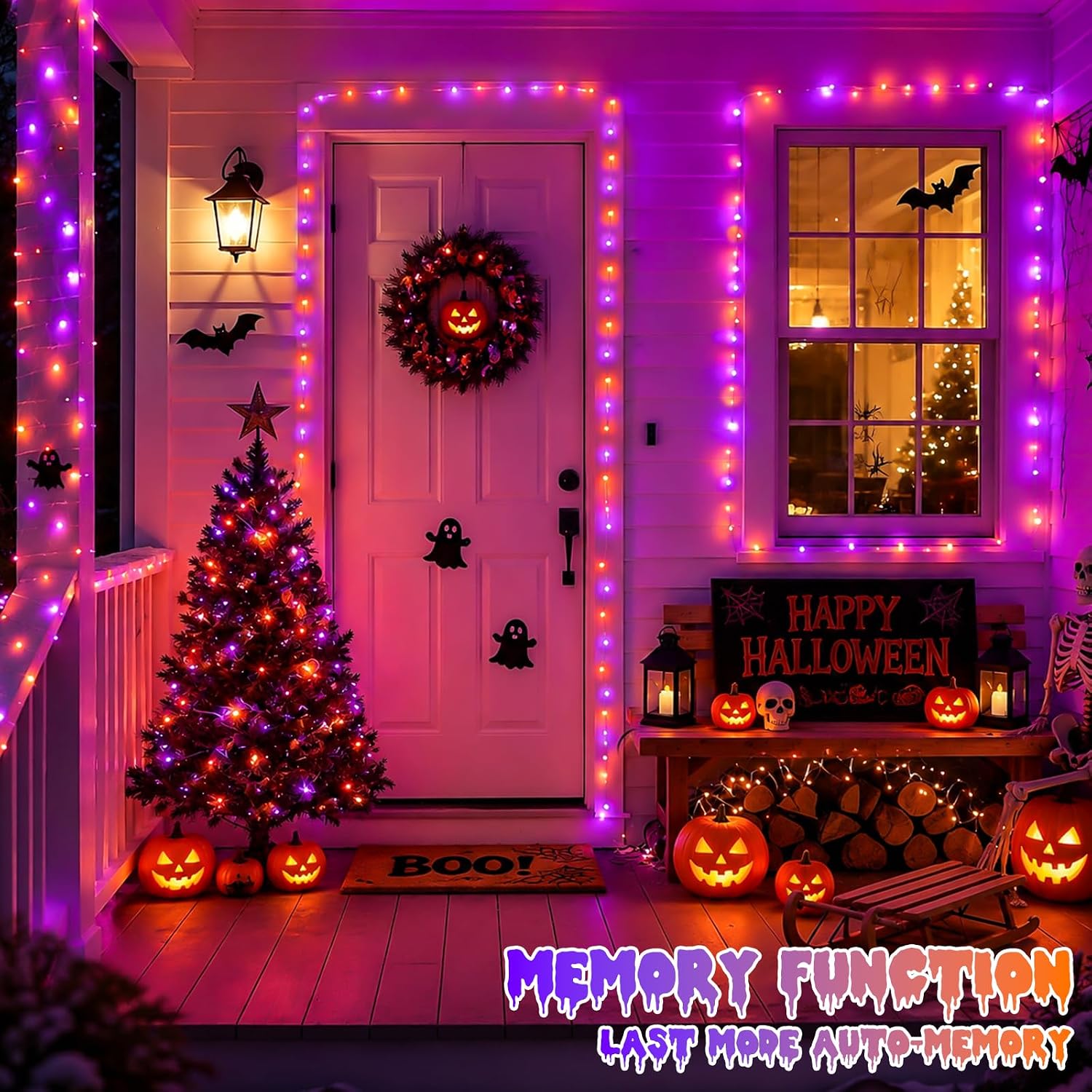 Luci a stringa LED solari in f - Halloween Led String Lights Orange recensione e prezzo