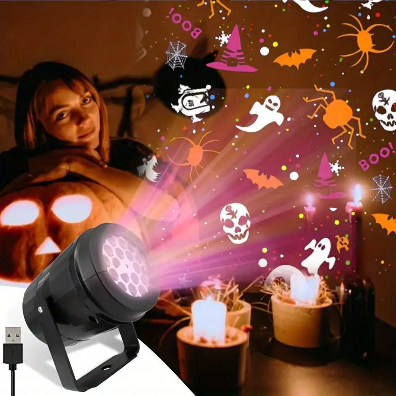 Proiettore LED per Halloween,  - Halloween Pumpkin Decor Led recensione e prezzo
