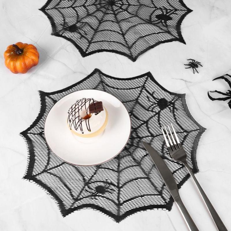 [MOA] 2/4 pezzi Tovaglia in pi - Spider Web Halloween Decoration recensione e prezzo
