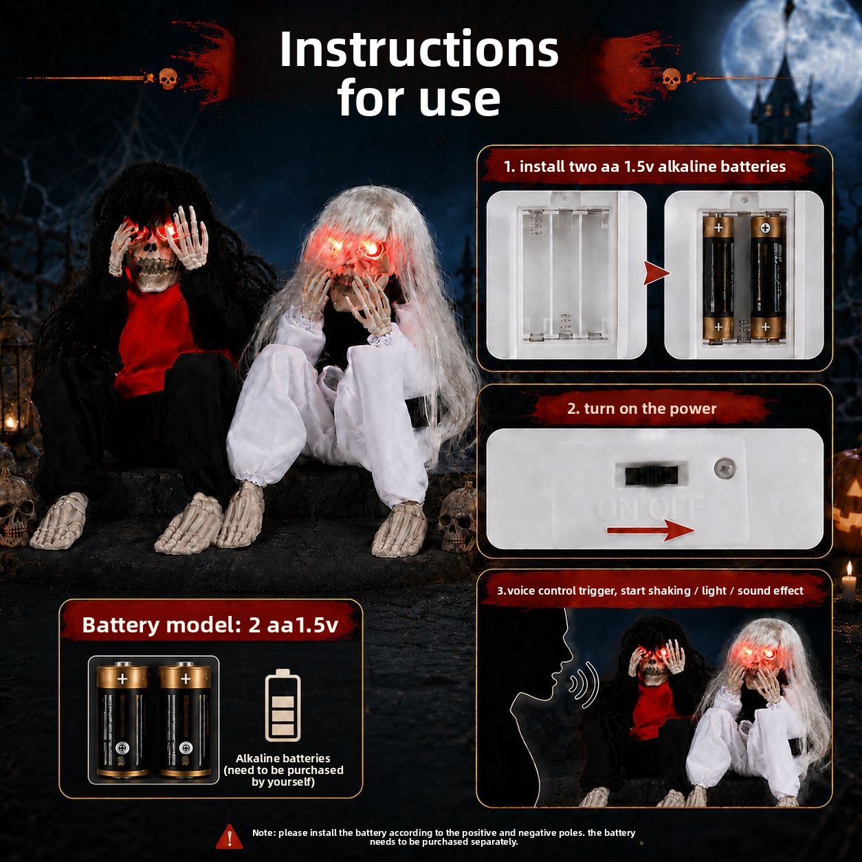 Decorazione da giardino a tema - Halloween Skeleton Decoration recensione e prezzo