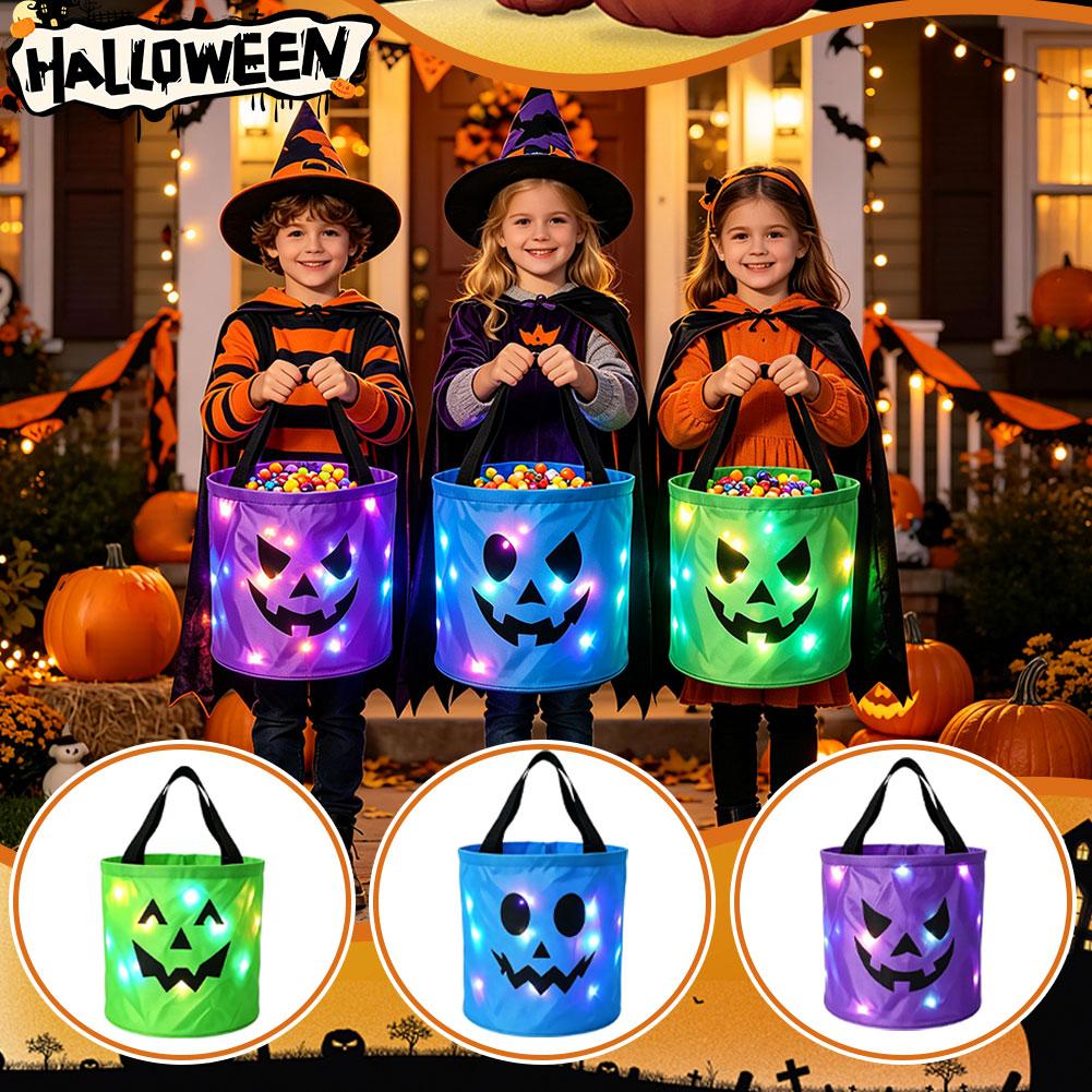 Secchielli per Halloween, fest - Halloween Pumpkin Decor Led recensione e prezzo