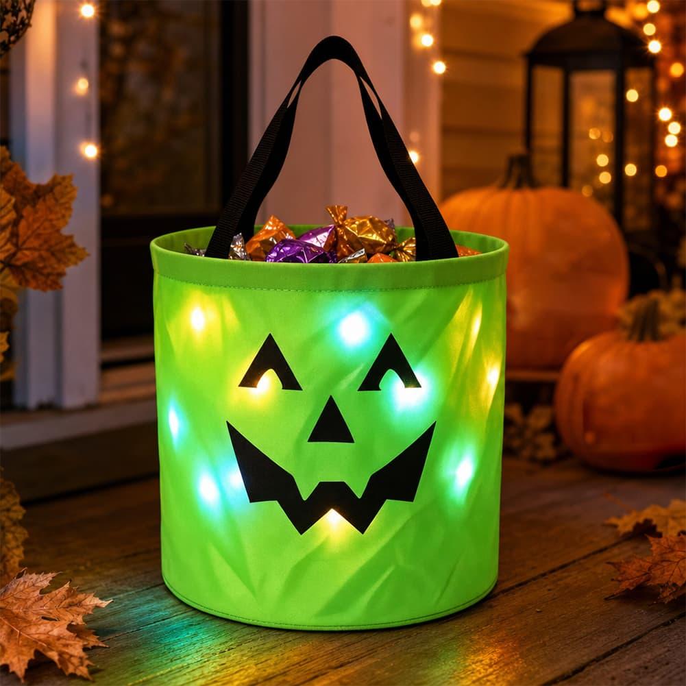 Secchielli per Halloween, fest - Halloween Pumpkin Decor Led recensione e prezzo