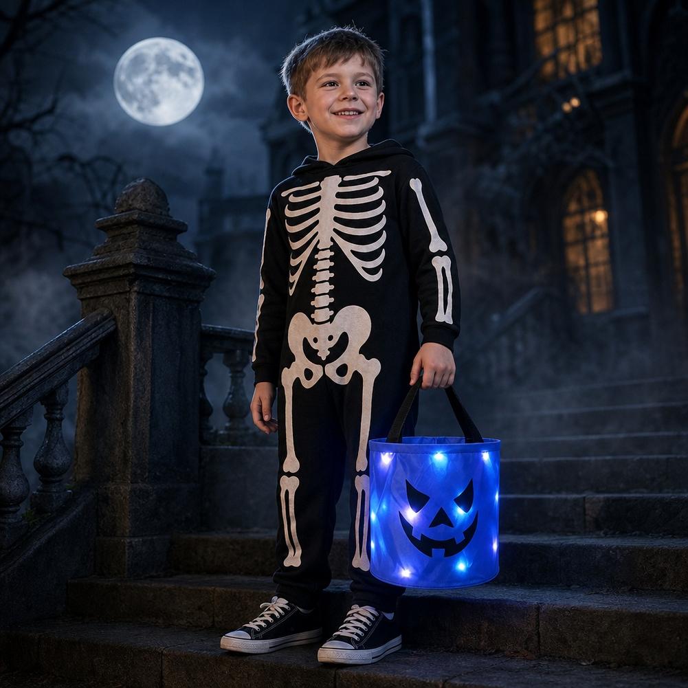 Secchielli per Halloween, fest - Halloween Pumpkin Decor Led recensione e prezzo