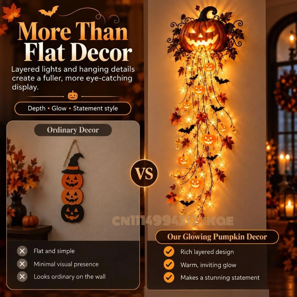 Elegante collezione di luci a  - Halloween Led String Lights Orange recensione e prezzo
