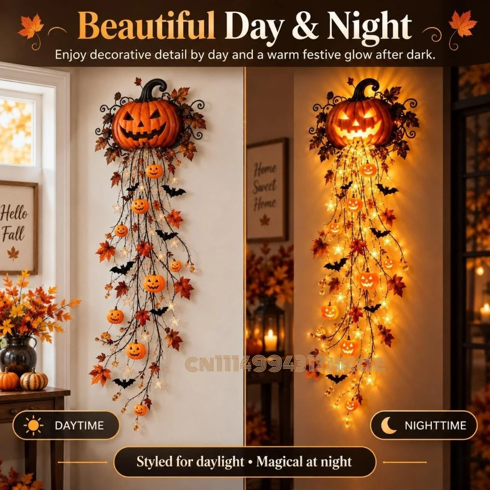 Elegante collezione di luci a  - Halloween Led String Lights Orange recensione e prezzo