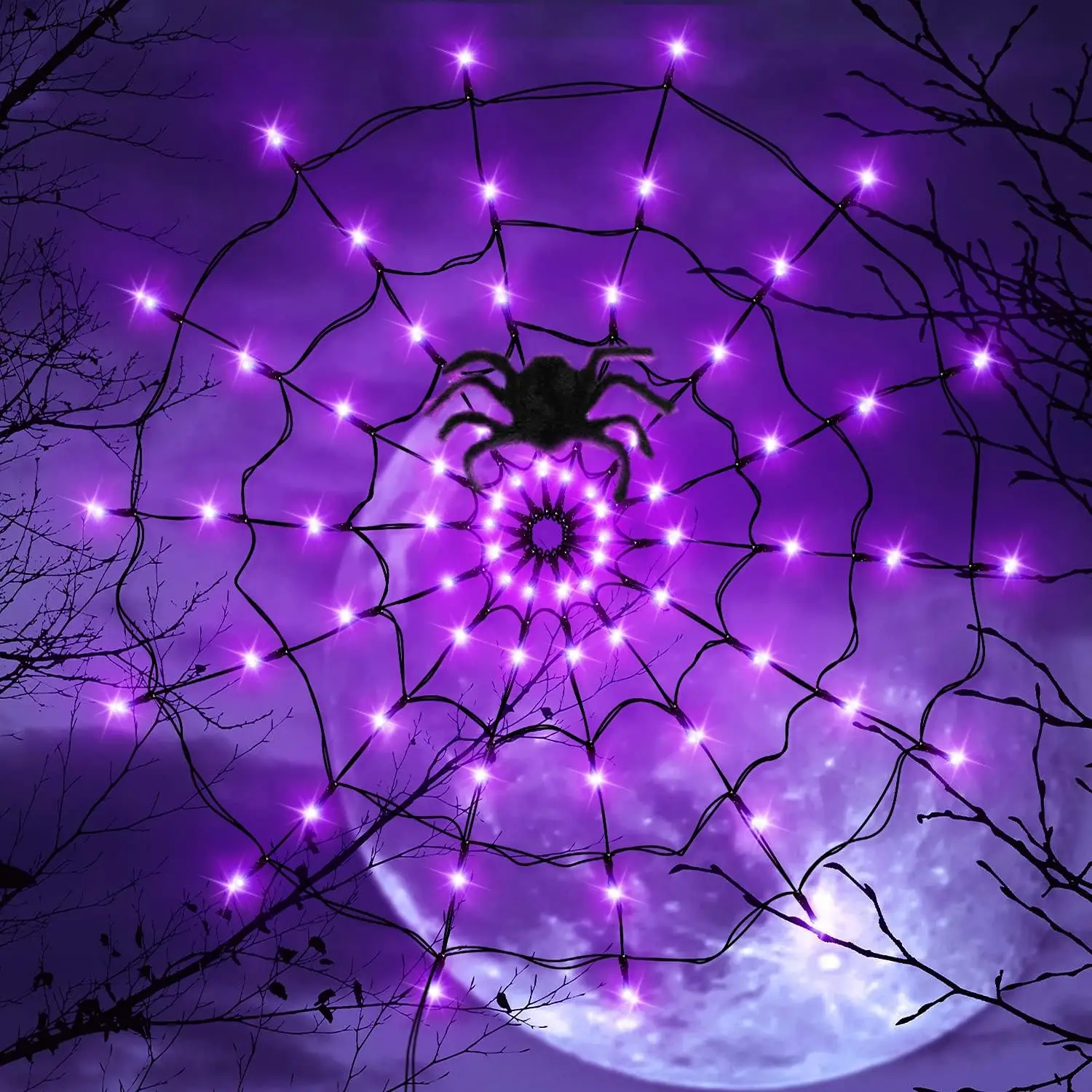 Luci LED a Forma di Ragnatela  - Spider Web Halloween Decoration recensione e prezzo