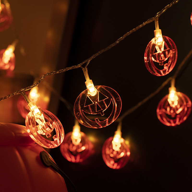Luci a stringa a forma di zucc - Halloween Led String Lights Orange recensione e prezzo