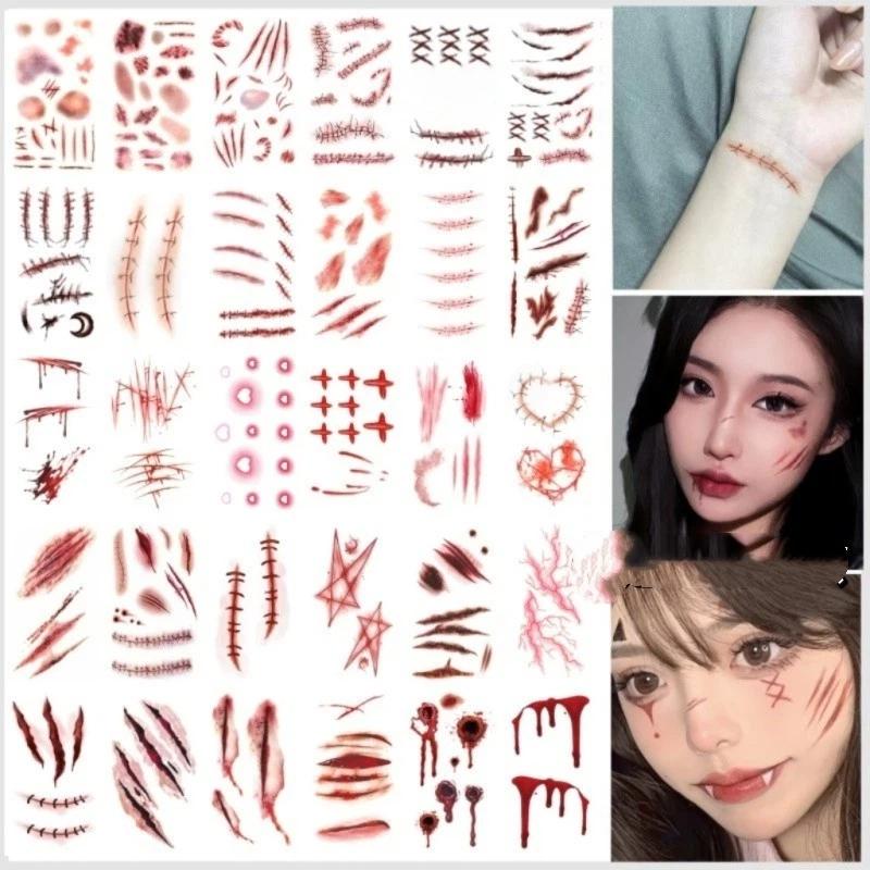 30 adesivi per tatuaggi a tema - Spider Web Halloween Decoration recensione e prezzo