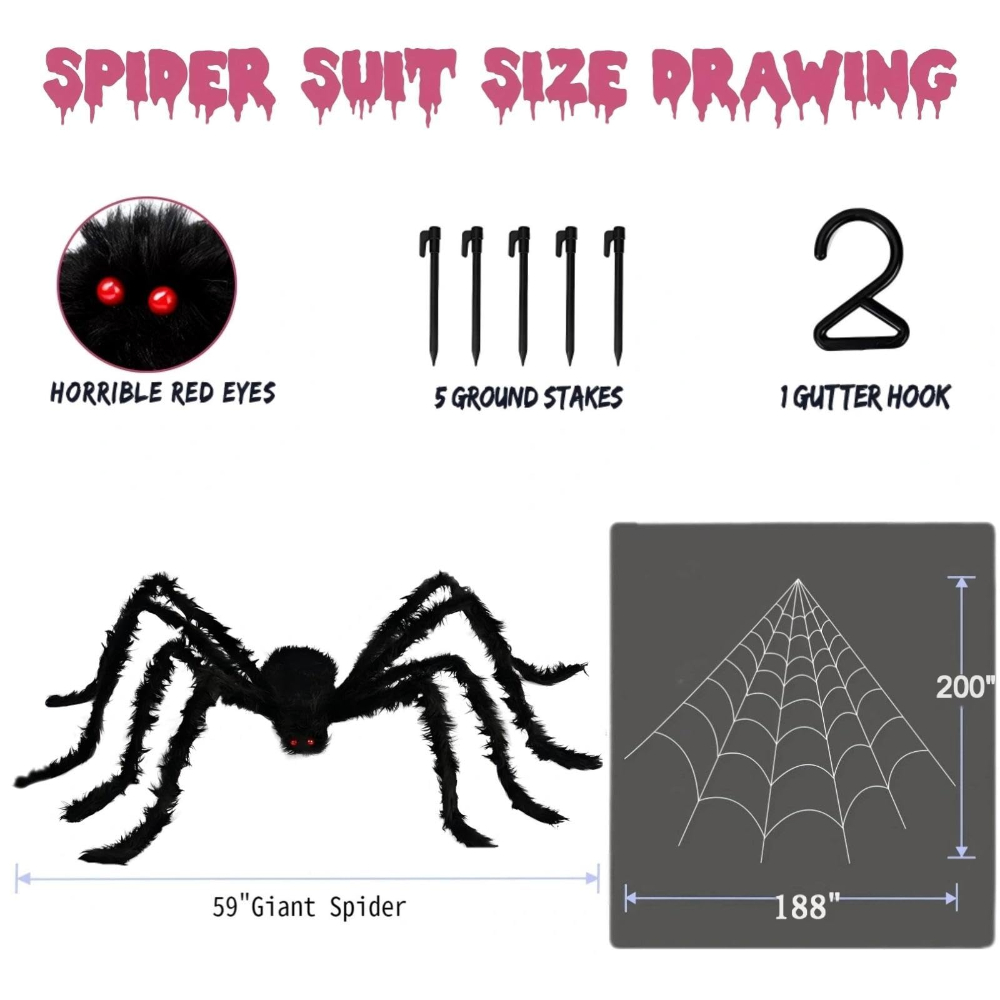 Ragnatela di Halloween da 200  - Spider Web Halloween Decoration recensione e prezzo
