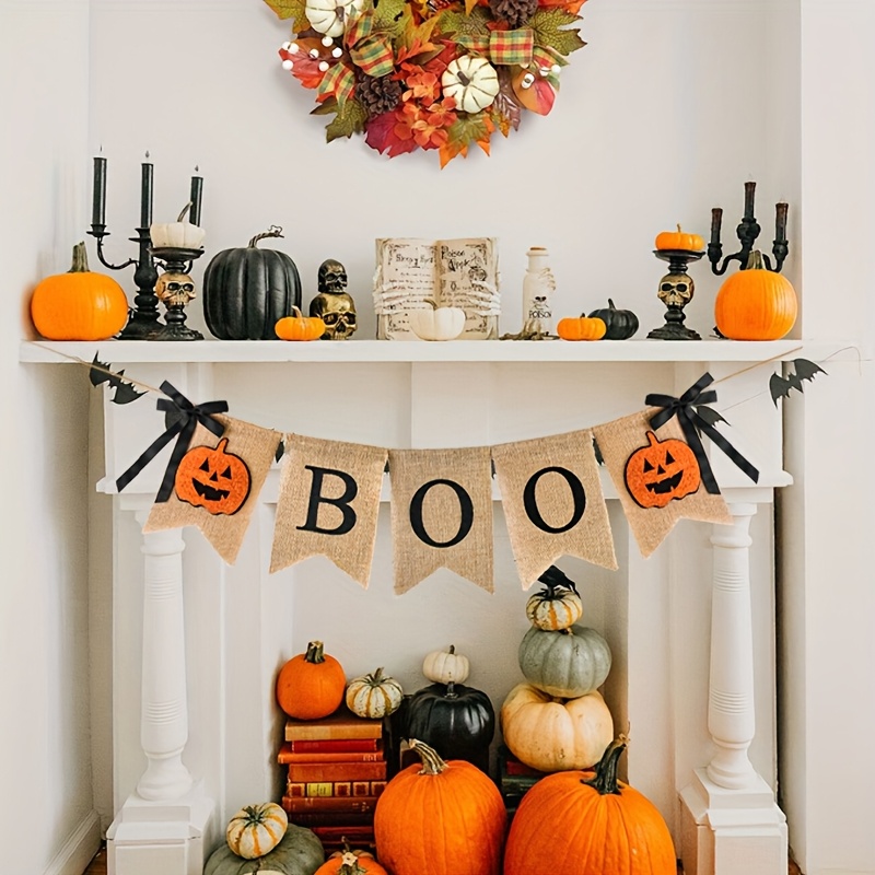1 set di striscioni rustici di - Pumpkin Lantern Halloween recensione e prezzo